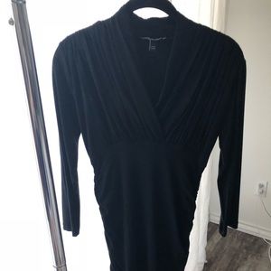 Isabella Oliver Ruched Midi Maternity Dress